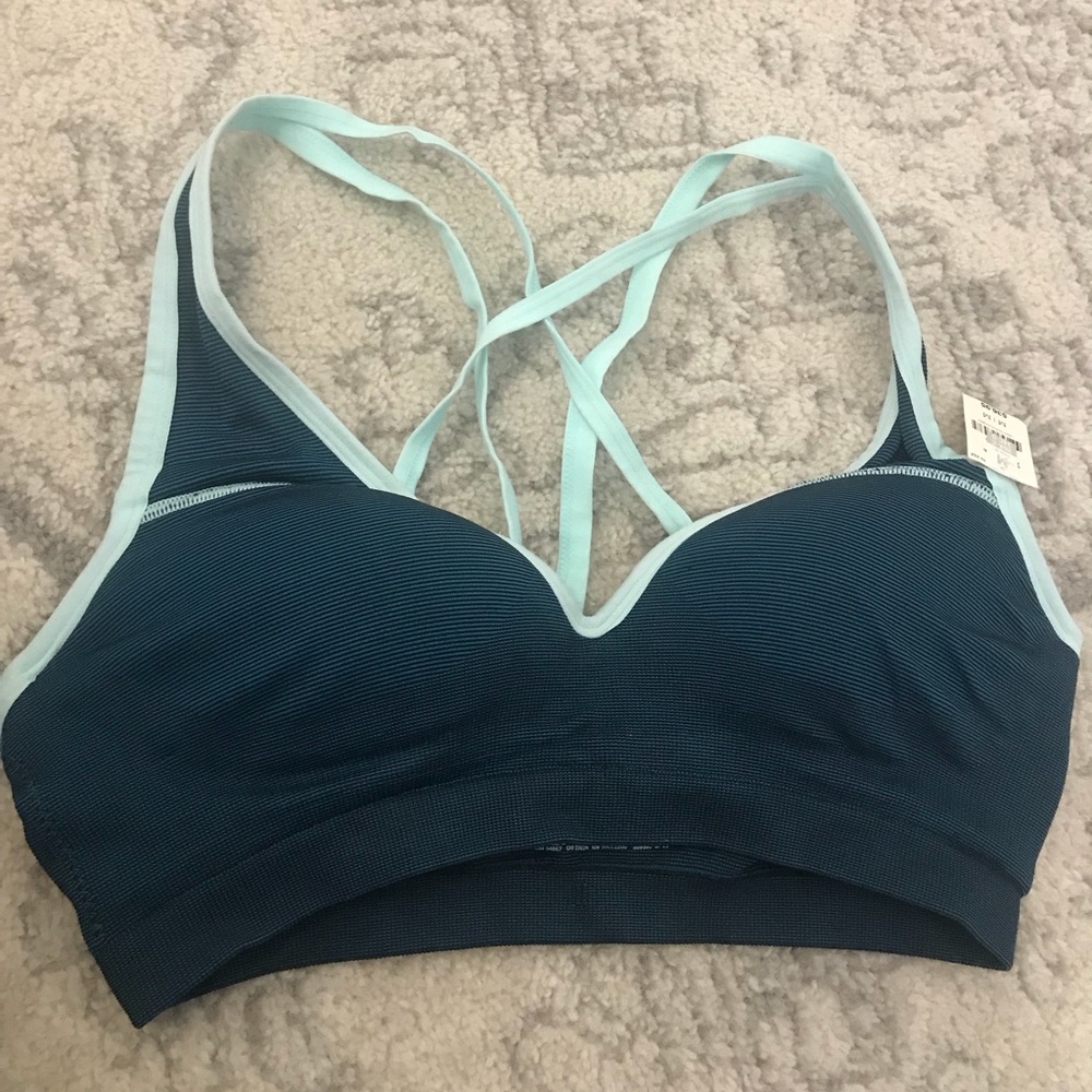 Victoria Secret Blue Sports Bra in Medium